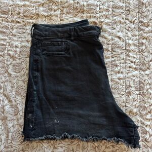American Eagle Outfitters Charcoal Denim Skirt